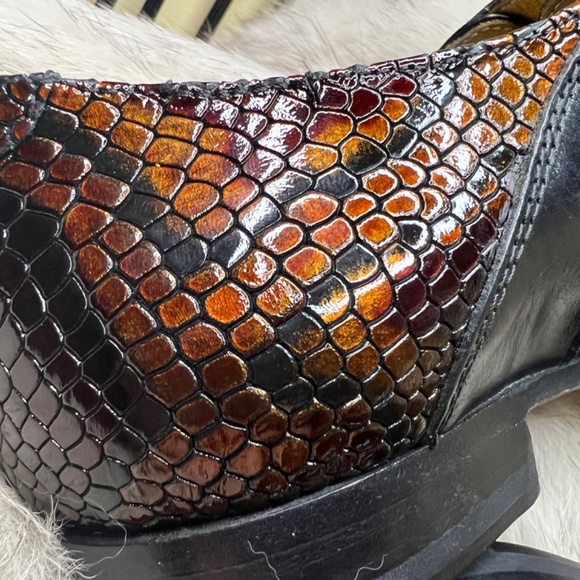 Billy Reid Double Leather Embossed Monkstraps - Picture 5 of 5